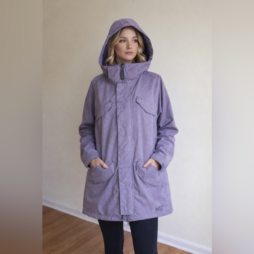 Burton Women’s Dylan Purple Waterproof Insulated Ski Snow Jacket XL